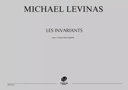 LES INVARIANTS POUR 3 CLAVIERS BIEN TEMPERES --- CONDUCTEUR ET PARTIES SEPAREES - EDITION BILINGUE