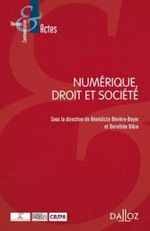 Droit, société et numérique