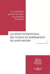 Droits fondamentaux des mineurs en établissement de santé mentale