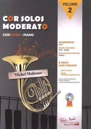 COR SOLOS MODERATO VOLUME 2 COR-LIVRE +PARTITION