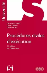 Procédures civiles d'exécution. 13e éd.