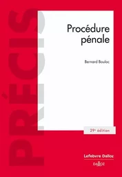 Procédure pénale. 29e éd.