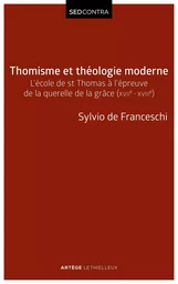 Thomisme et théologie moderne