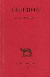 Correspondance. Tome IX : Lettres DCCVII-DCCCIII