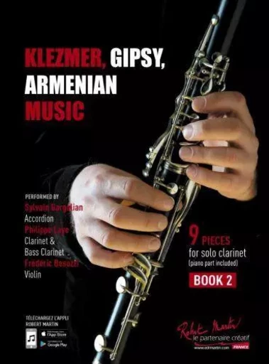 Klezmer, Gipsy, Armenian Music Book 2 --- Clarinette -  GARGALIAN SYLVAIN/LA - ROBERT MARTIN