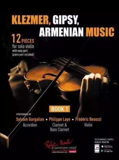 Klezmer, Gipsy, Armenian Music Violon V1 --- Violon -  GARGALIAN SYLVAIN/LA - ROBERT MARTIN