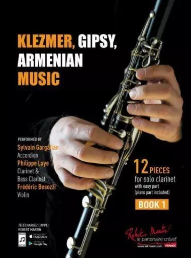 Klezmer, Gipsy, Armenian Music Book 1 --- Clarinette -  GARGALIAN SYLVAIN/LA - ROBERT MARTIN