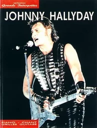 JOHNNY HALLYDAY: COLLECTION GRANDS INTERPRETES PIANO, VOIX, GUITARE