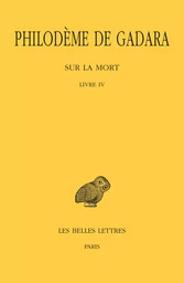 Sur la mort. Livre IV