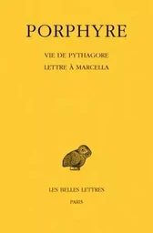 Vie de Pythagore - Lettre à Marcella