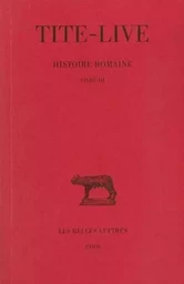 Histoire romaine. Tome III : Livre III