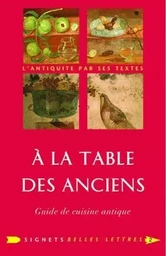 À la Table des Anciens