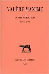 Faits et dits mémorables. Tome II : Livres IV-VI