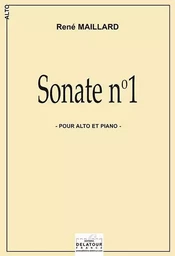 SONATE N01 POUR ALTO ET PIANO