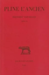 Histoire naturelle. Livre XX