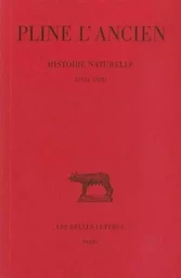 Histoire naturelle. Livre XXVII