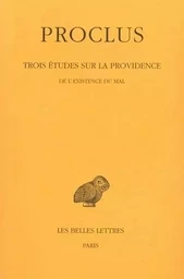 Trois études sur la providence. Tome III : De l'existence du mal