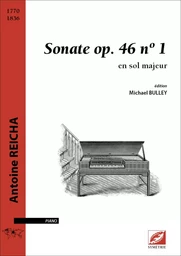 Sonate en sol majeur op. 46, n° 1