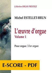 L'OEUVRE D'ORGUE VOLUME 1