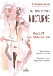 NOCTURNE OPUS 19 N04 POUR CONTREBASSE ET PIANO