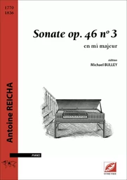 Sonate en mi majeur op. 46, n° 3