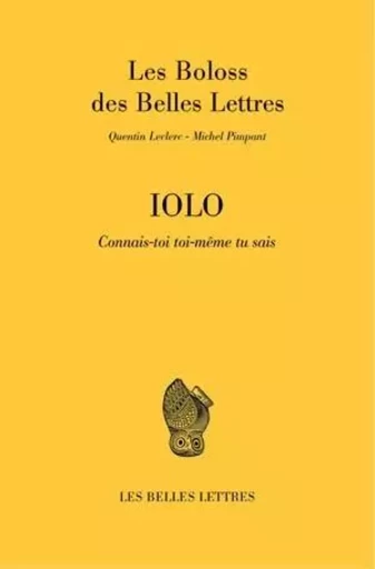 IOLO -  Les Boloss des Belles Lettres - Les Belles Lettres