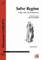 Salve Regina a due voci (in fa minore) - conducteur réalisé