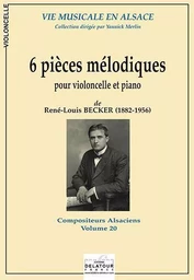 6 PIECES MELODIQUES POUR VIOLONCELLE ET PIANO