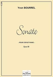 SONATE POUR COR ET PIANO (EDITION FAC SIMILE)