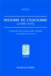 Histoire de l'équilibre (1250-1375)