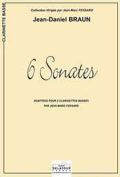 6 SONATES POUR 2 CLARINETTES BASSES