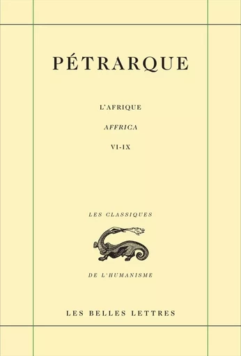 L'Afrique / Affrica -  Pétrarque - Les Belles Lettres