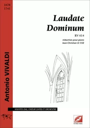 Laudate Dominum (réduction pour voix et piano)