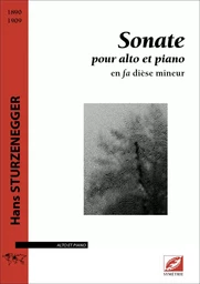 Sonate pour alto et piano (conducteur)