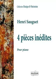 4 PIECES INEDITES POUR PIANO