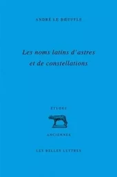 Les Noms latins d'astres et de constellations