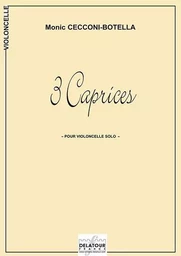 TROIS CAPRICES POUR VIOLONCELLE