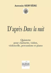 D'APRES DANS LA NUIT POUR QUINTETTE