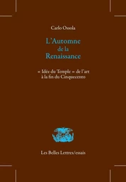 L'Automne de la Renaissance