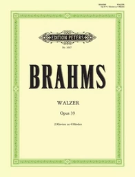 JOHANNES BRAHMS : 5 WALTZES FROM OP.39 - 2 PIANOS