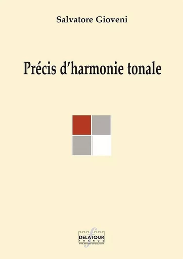 PRECIS D'HARMONIE TONALE -  GIOVENI SALVATORE - DELATOUR FRANCE