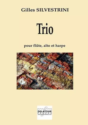 TRIO POUR FLUTE, ALTO ET HARPE -  SILVESTRINI GILLES - DELATOUR FRANCE