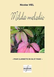 MILDA MELODIO POUR CLARINETTE ET PIANO