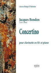 CONCERTINO POUR CLARINETTE EN SIB ET ORGUE