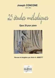 25 ETUDES MELODIQUES POUR PIANO