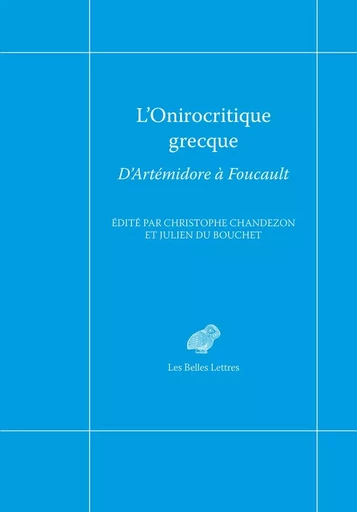 L'onirocritique grecque -  - Les Belles Lettres