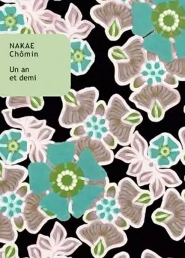 Un An et demi - Nakae Chômin - Les Belles Lettres