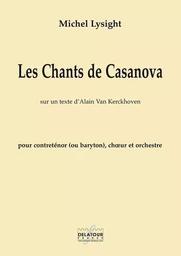 LES CHANTS DE CASANOVA - MATERIEL ORCHESTRE