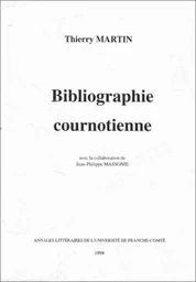 BIBLIOGRAPHIE COURNOTIENNE