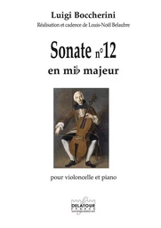 SONATE POUR VIOLONCELLE ET PIANO N 12